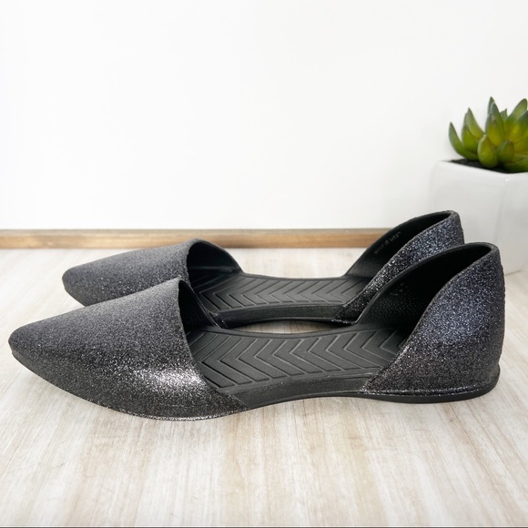 ✖️SOLD✖️•NATIVE• Audrey Bling D’Orsay Flats - Picture 5 of 13
